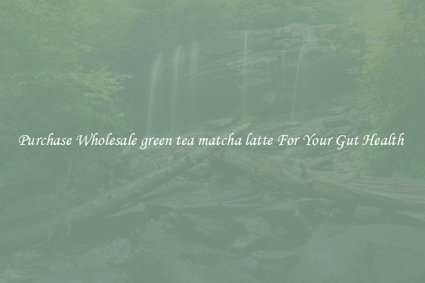 Purchase Wholesale green tea matcha latte For Your Gut Health 