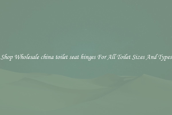 Shop Wholesale china toilet seat hinges For All Toilet Sizes And Types