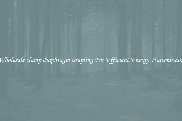Wholesale clamp diaphragm coupling For Efficient Energy Transmission