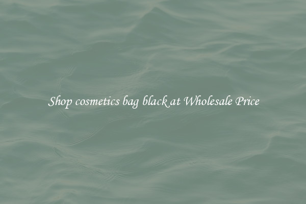 Shop cosmetics bag black at Wholesale Price
